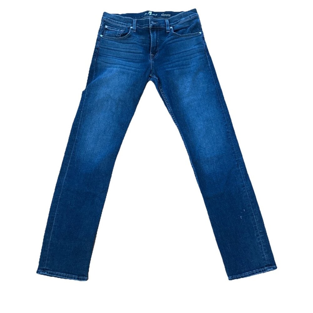 7 For All Mankind Slimmy Straight Jeans - 33